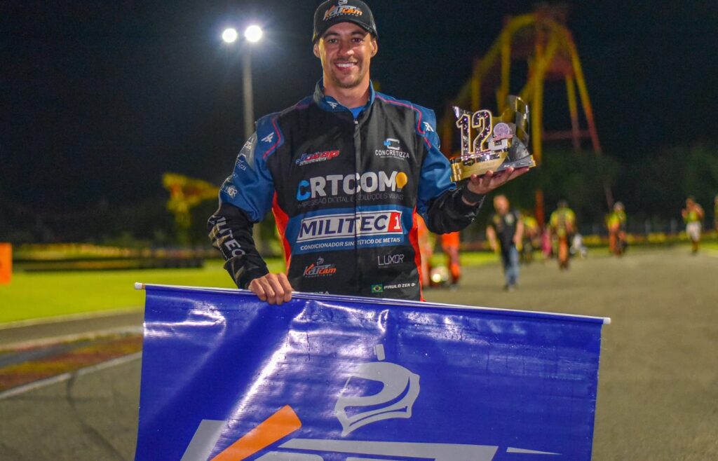Paulo Zen já conquistou o Paranaense e o Metropolitano de Kart. Foto: Arquivo pessoal