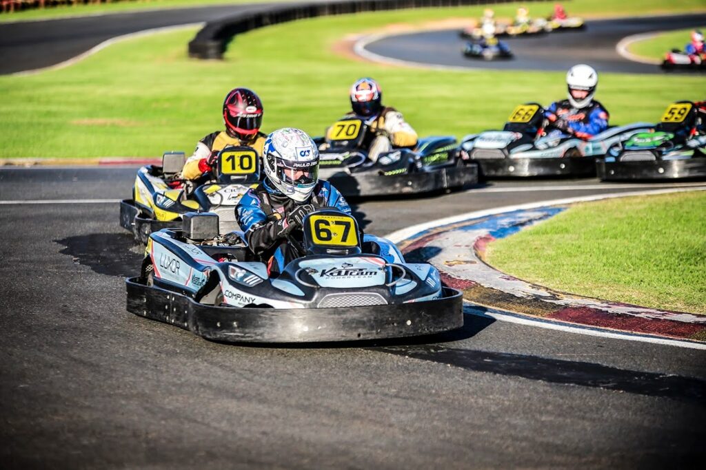 O kart 67, de Paulo Zen, usa o MILITEC 1 para melhorar a competitividade nas pistas. Foto: Clayton Medeiros