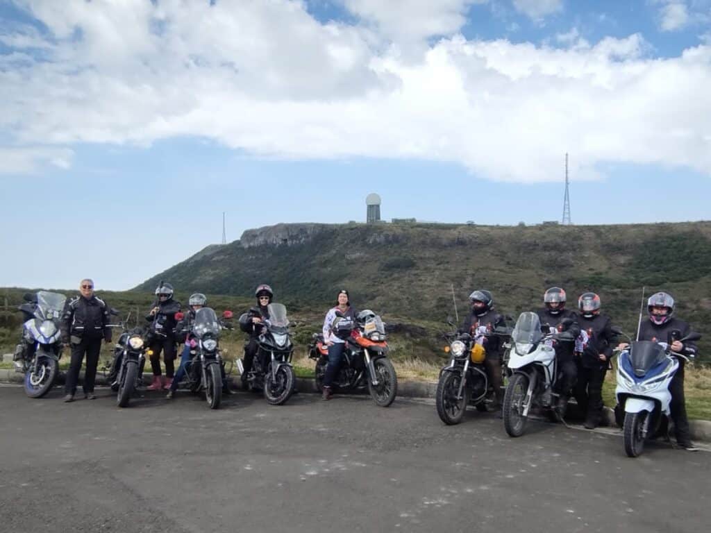O grupo visitou alguns pontos turísticos durante a expedição. Foto: Filhas do Vento/ Divulgação