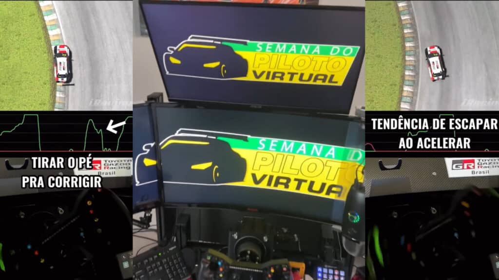 A Semana do Piloto Virtual é gratuita e antecede as inscrições para o curso  online. Foto: Reprodução/ Montagem Instagram