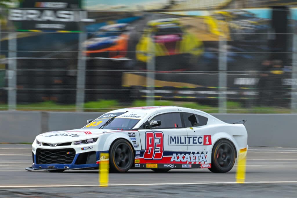A pilotagem do carro 83, da equipe MILITEC 1, foi dividida por Gabriel Casagrande e Alex Seid ao longo da temporada de 2024. Foto: Cleyton Medeiros/ SIGCom